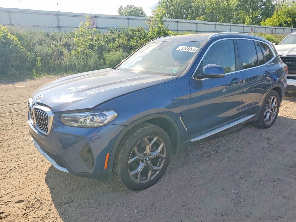 2022 BMW VIN 5UX53DP00N9K66629 COPART salvage auction — FRONT END, Mi - Certificate Of Title, sold $19,000 on 2026-07-15 (photo 1)