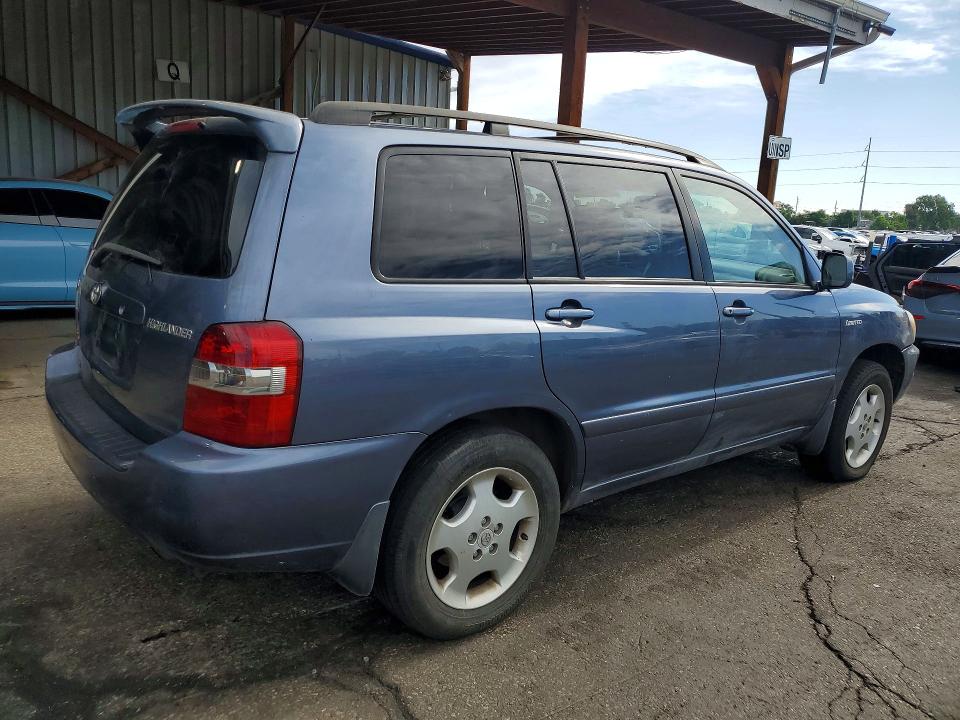 2004 Toyota Highlander VIN JTEEP21A840004643 COPART salvage auction — MECHANICAL, Co - Dis/Dlr/Exp Only Clean Title, sold $1,150 on 2026-07-15 (photo 3)