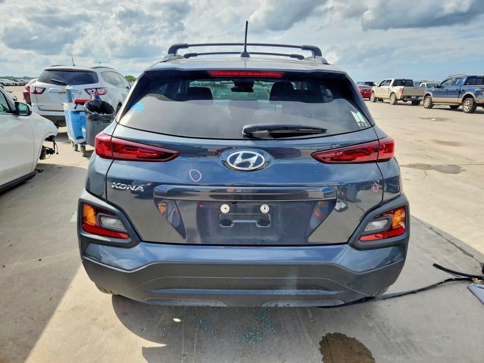 2021 Hyundai VIN KM8K22AA8MU707198 COPART salvage auction — HAIL, Tx - Salvage Vehicle Title, sold $3,000 on 2026-07-13 (photo 6)
