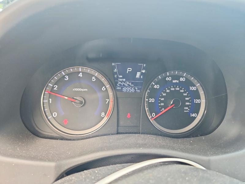 2012 Hyundai Accent VIN KMHCU5AE9CU020037 COPART salvage auction — FRONT END, Pa - Certificate Of Salvage, sold $450 on 2026-07-02 (photo 9)