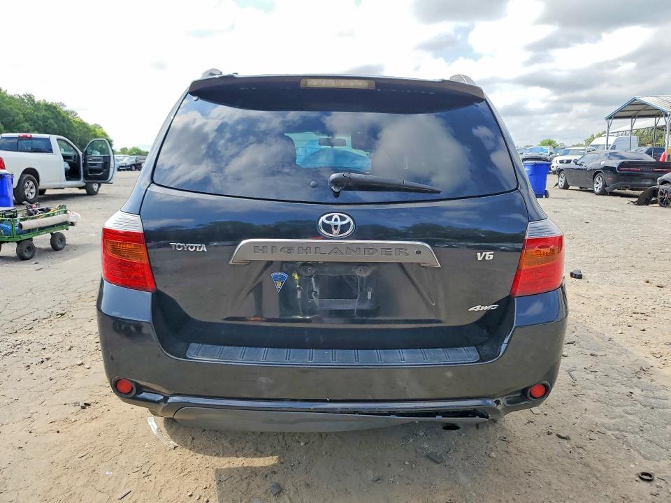 2008 Toyota Highlander VIN JTEES43A982109595 COPART salvage auction — FRONT END, Ga - Cert Of Title-Salvage, sold $2,250 on 2026-07-07 (photo 6)