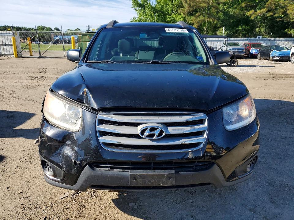 2012 Hyundai Santa fe VIN 5XYZG3AB1CG115998 COPART salvage auction — FRONT END, Va - Certificate Of Title, sold $1,400 on 2026-07-07 (photo 5)
