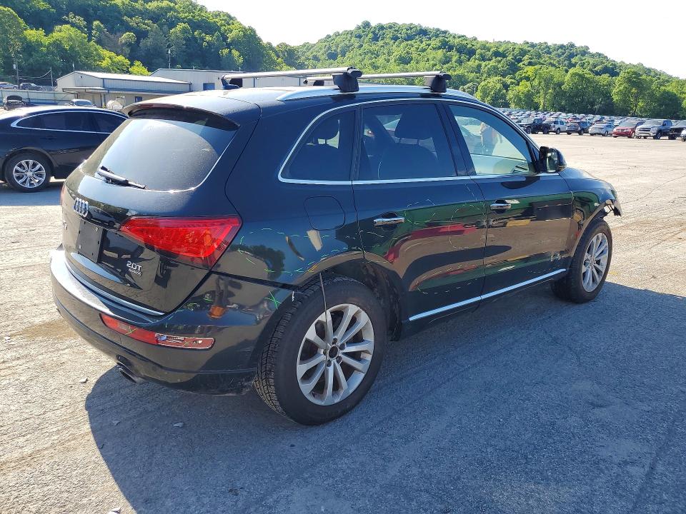 2016 Audi Q5 VIN WA1L2AFP0GA123541 COPART salvage auction — FRONT END, Oh - Cert Of Title-Salvage, sold $1,000 on 2026-07-16 (photo 3)