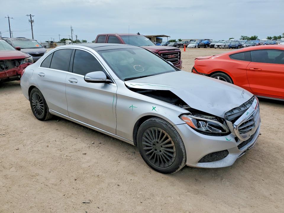 2015 Mercedes-benz VIN 55SWF4KB9FU040357 COPART salvage auction — FRONT END, Tx - Salvage Vehicle Title, sold $1,950 on 2026-07-09 (photo 4)