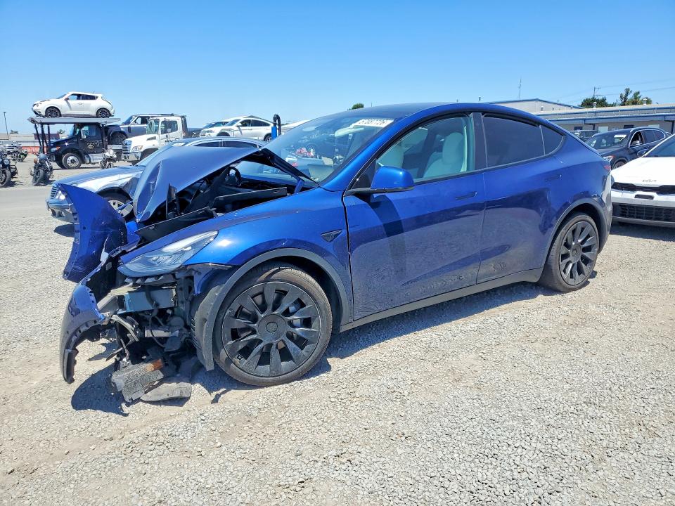 2021 Tesla VIN 5YJYGDEE6MF282825 COPART salvage auction — FRONT END, Ca - Salvage Certificate, sold $5,600 on 2026-07-28 (photo 1)