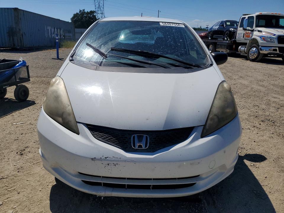 2009 Honda Fit VIN JHMGE882X9S021913 COPART salvage auction — MECHANICAL, Ca - Dis/Dlr/Exp Only Clean Title, sold $975 on 2026-07-10 (photo 5)