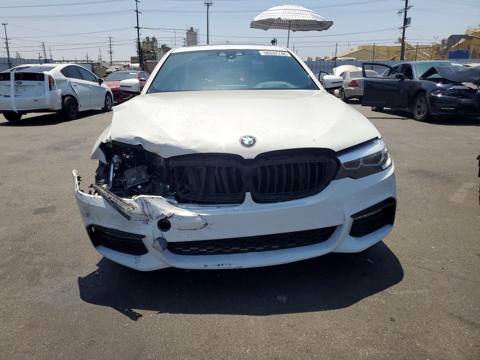 2018 BMW 5er VIN WBAJA9C54JB251247 COPART salvage auction — FRONT END, Ca - Salvage Certificate, sold $5,400 on 2026-07-13 (photo 5)