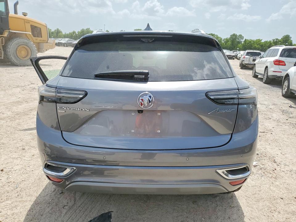 2022 Buick Envision VIN LRBFZSR42ND021190 COPART salvage auction — FRONT END, Tx - Salvage Vehicle Title, sold $800 on 2026-07-10 (photo 6)