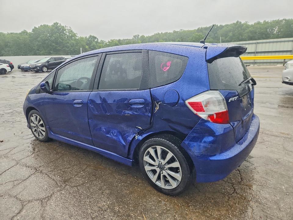 2012 Honda Fit VIN JHMGE8H52CC008357 COPART salvage auction — SIDE, Mo - Salvage Certificate Of Title, sold $1,350 on 2026-07-27 (photo 2)