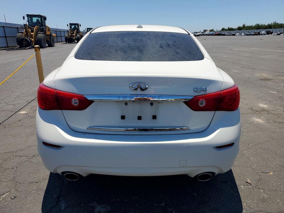2015 Infiniti VIN JN1BV7AP3FM333392 COPART salvage auction — SIDE, Ca - Salvage Certificate, sold $550 on 2026-07-30 (photo 6)