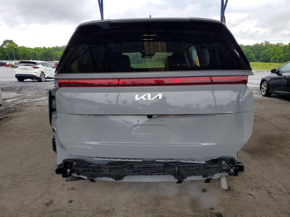 2026 Kia Carnival VIN KNDNC5K34T6593526 COPART salvage auction — REAR END, Ga - Cert Of Title-Salvage, sold $12,000 on 2026-07-30 (photo 6)