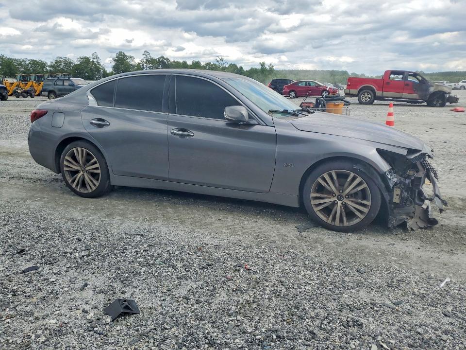 2018 Infiniti VIN JN1EV7AR0JM441184 COPART salvage auction — FRONT END, Ga - Certificate Of Title (P), sold $3,700 on 2026-07-29 (photo 4)