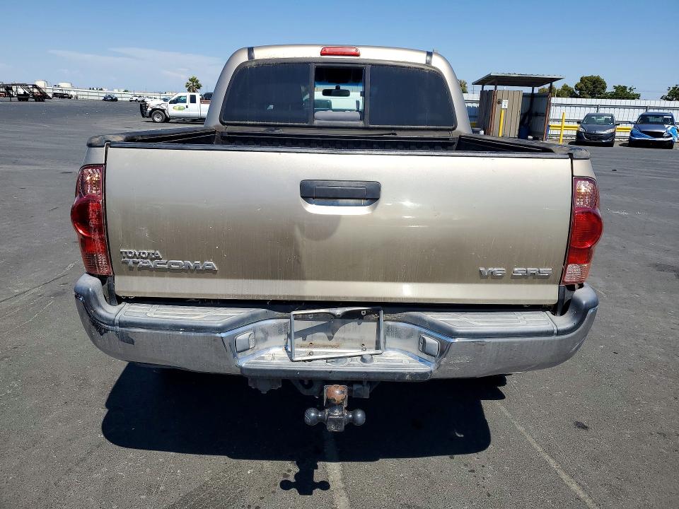 2005 Toyota Tacoma VIN 5TELU42N85Z062271 COPART salvage auction — FRONT END, Ca - Salvage Certificate, sold $5,500 on 2026-07-08 (photo 6)