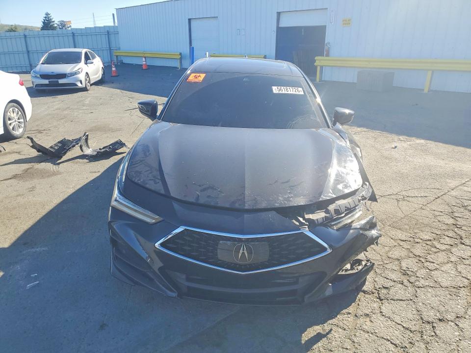 2021 Acura Tlx VIN 19UUB6F69MA000767 COPART salvage auction — FRONT END, Ca - Salvage Certificate, sold $2,900 on 2026-07-24 (photo 5)