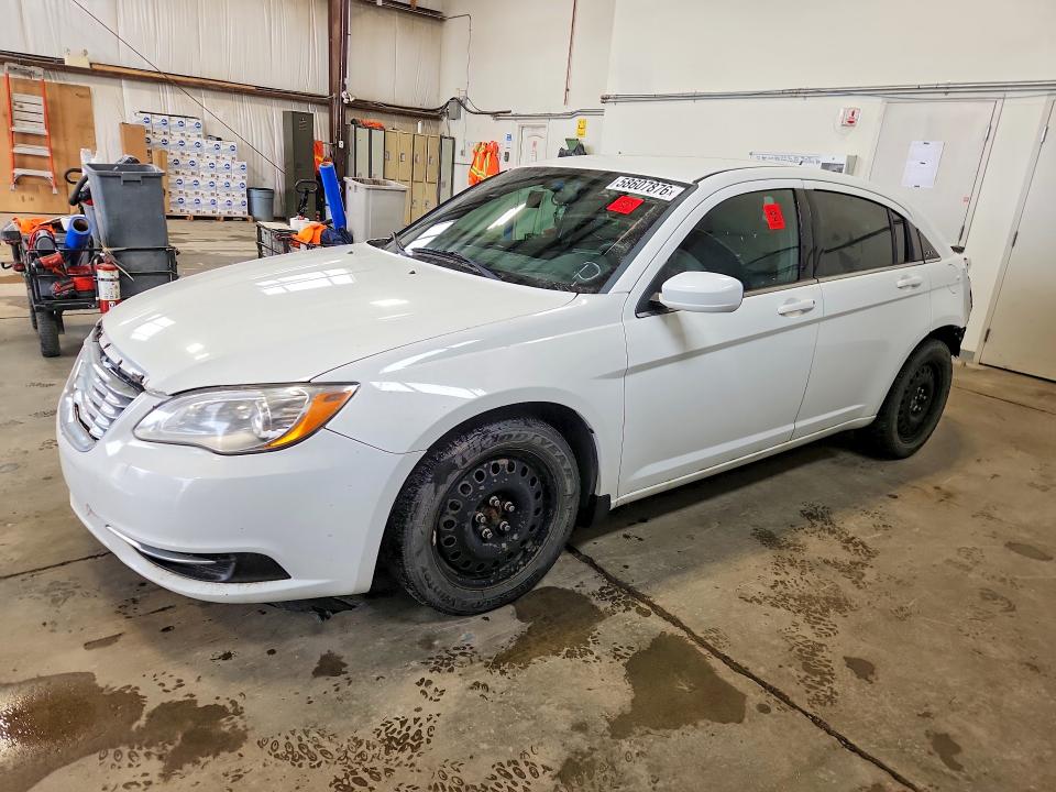 2013 Chrysler 200 VIN 1C3CCBABXDN512510 COPART salvage auction — REAR END, Ab - Bos - Salvage, sold $100 on 2026-07-09 (photo 1)