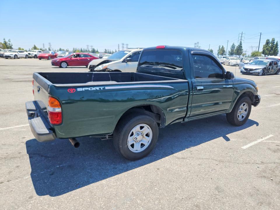 2001 Toyota Tacoma VIN 5TENL42N61Z860287 COPART salvage auction — FRONT END, Ca - Salvage Certificate, sold $525 on 2026-07-21 (photo 3)