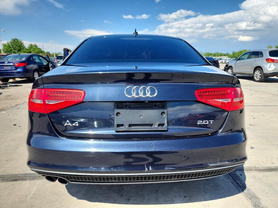 2013 Audi A4 VIN WAUJFAFL1DN020760 COPART salvage auction — FRONT END, Co - Public - Salvage Title, sold $275 on 2026-07-22 (photo 6)