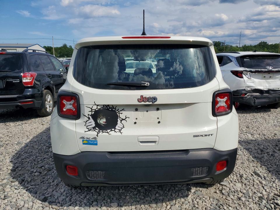 2021 Jeep VIN ZACNJDAB0MPM54577 COPART salvage auction — FRONT END, Ma - Cert Of Title-Salvage, sold $2,700 on 2026-07-06 (photo 6)