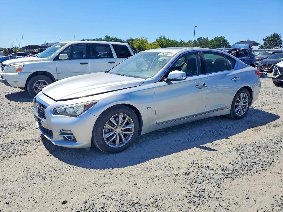 2017 Infiniti Q50 VIN JN1EV7AP9HM741251 COPART salvage auction — VANDALISM, Ca - Salvage Certificate (P), sold $4,050 on 2026-07-21 (photo 1)