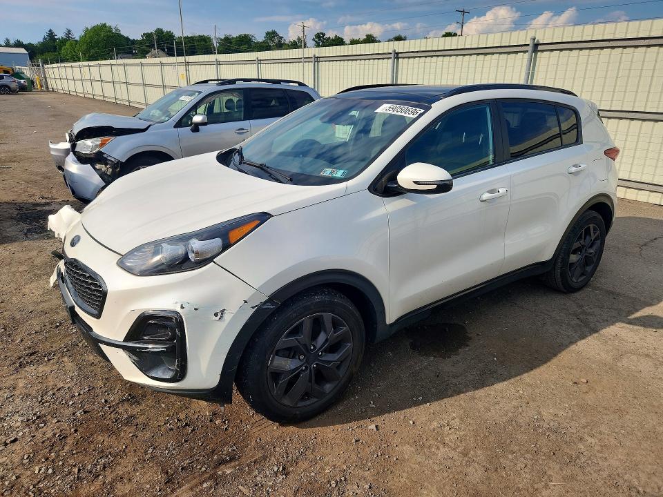 2022 Kia Sportage VIN KNDP6CACXN7957225 COPART salvage auction — FRONT END, Pa - Certificate Of Salvage, sold $5,400 on 2026-07-31 (photo 1)