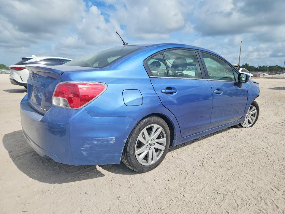 2016 Subaru Impreza VIN JF1GJAB64GH021390 COPART salvage auction — FRONT END, FL - CERT OF TITLE SLVG REBUILDABLE, sold $250 on 2026-07-02 (photo 3)