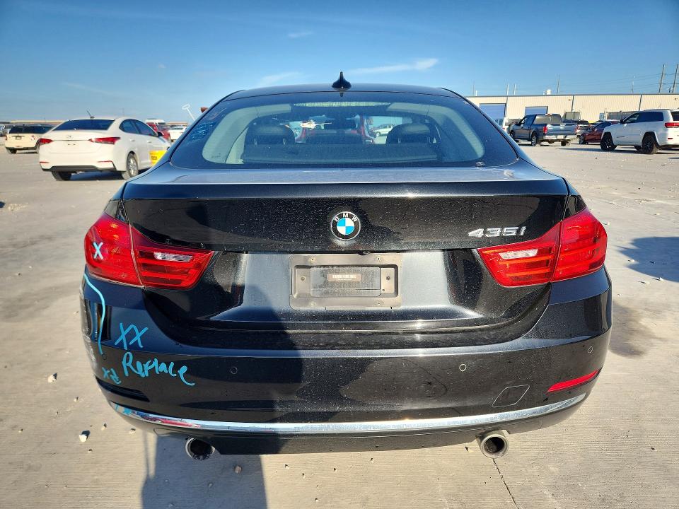 2015 BMW 4er VIN WBA4B1C52FG241306 COPART salvage auction — FRONT END, Tx - Salvage Vehicle Title, sold $2,900 on 2026-08-11 (photo 6)