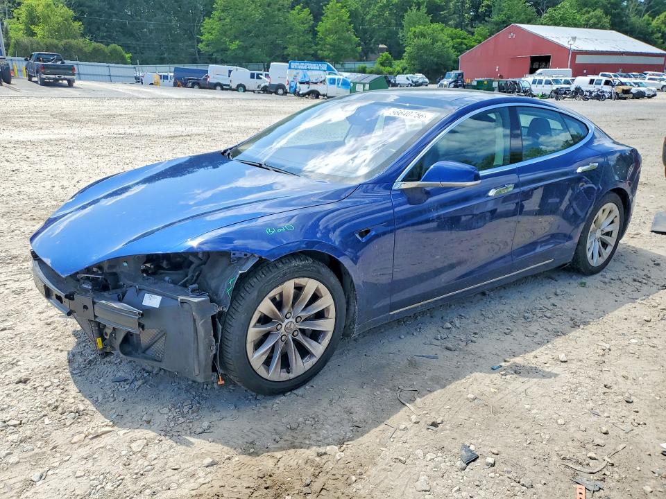 2016 Tesla Model s VIN 5YJSA1E21GF155822 COPART salvage auction — FRONT END, Ma - Cert Of Title-Reconstrctd Coll, sold $4,150 on 2026-07-07 (photo 1)