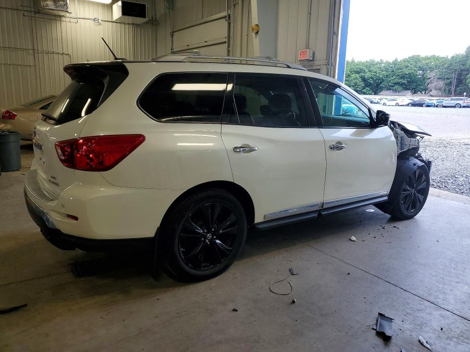 2017 Nissan Pathfinder VIN 5N1DR2MMXHC696257 COPART salvage auction — FRONT END, Mn - Cert Of Title-Salvage, sold $3,200 on 2026-07-02 (photo 3)