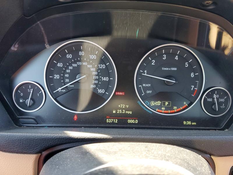 2019 BMW 3 series VIN WBA8K3C52KA484009 COPART salvage auction — FRONT END, Ca - Salvage Certificate, sold $5,200 on 2026-07-24 (photo 9)
