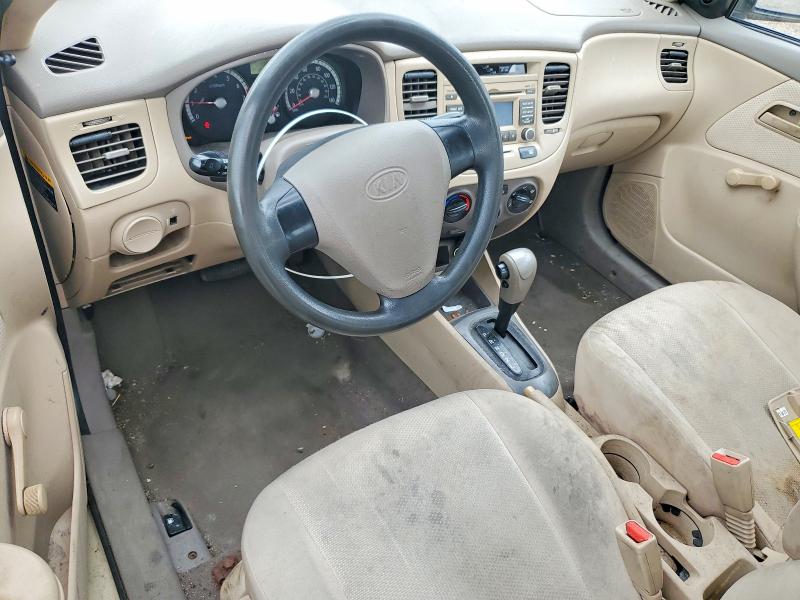 2009 Kia Rio VIN KNADE223396519198 COPART salvage auction — REAR END, Il - Salvage Certificate, sold $275 on 2026-07-17 (photo 8)