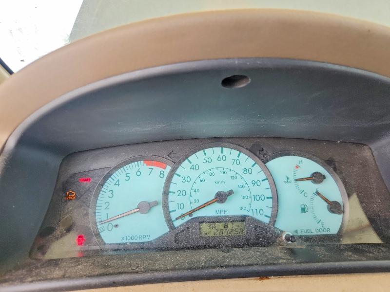 2003 Toyota Corolla VIN 2T1BR38E43C092336 COPART salvage auction — SIDE, Ga - Certificate Of Title, sold $675 on 2026-07-02 (photo 9)