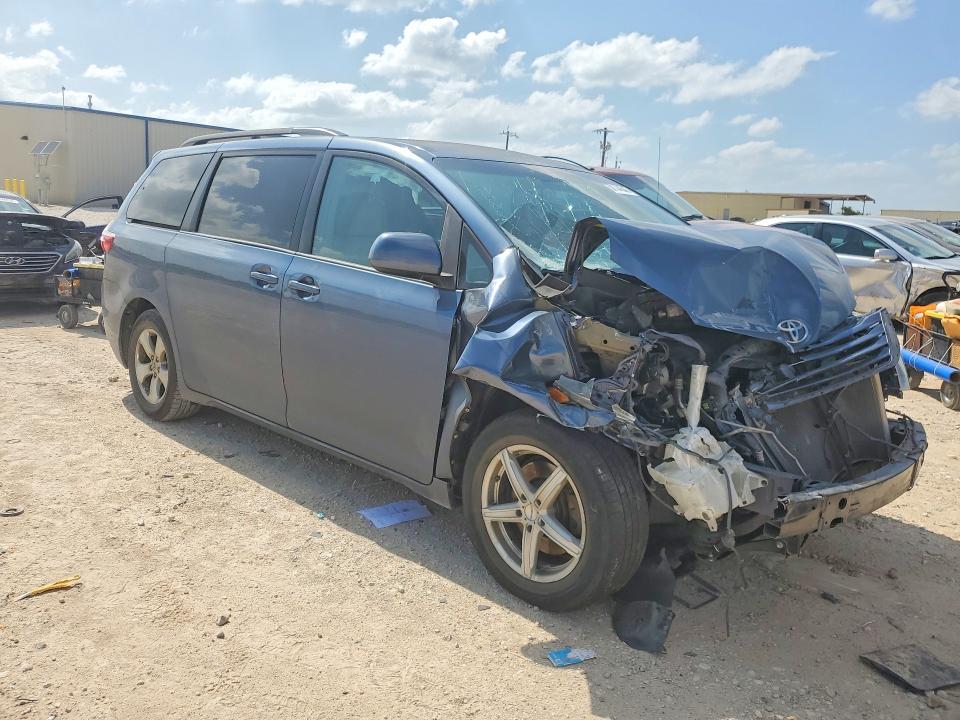 2016 Toyota VIN 5TDKK3DC7GS744694 COPART salvage auction — FRONT END, TX - SALVAGE VEHICLE TITLE, sold $875 on 2026-07-30 (photo 4)