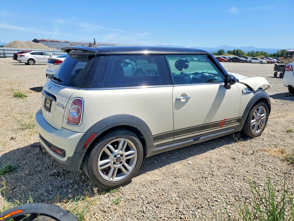 2012 Mini Cooper VIN WMWSV3C55CTY18875 COPART salvage auction — FRONT END, Ca - Salvage Certificate, sold $325 on 2026-08-07 (photo 3)