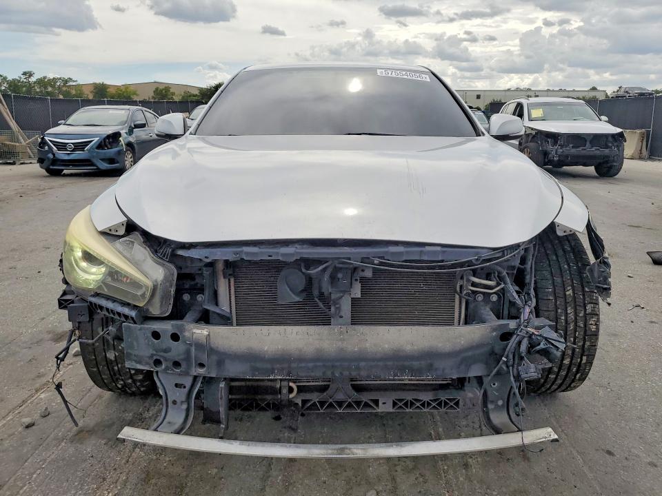 2015 Infiniti Q50 VIN JN1BV7AP9FM344915 COPART salvage auction — FRONT END, FL - CERT OF TITLE SLVG REBUILDABLE, sold $975 on 2026-07-02 (photo 5)