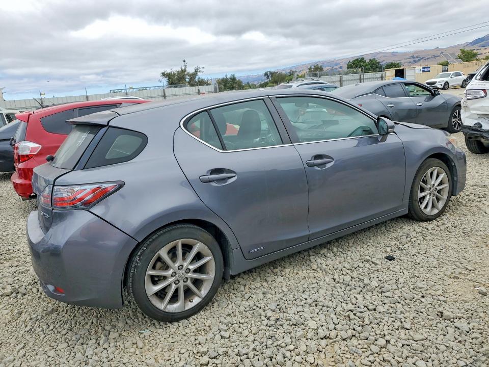 2012 Lexus Ct VIN JTHKD5BH0C2099942 COPART salvage auction — REAR END, Ca - Salvage Certificate, sold $1,650 on 2026-07-09 (photo 3)