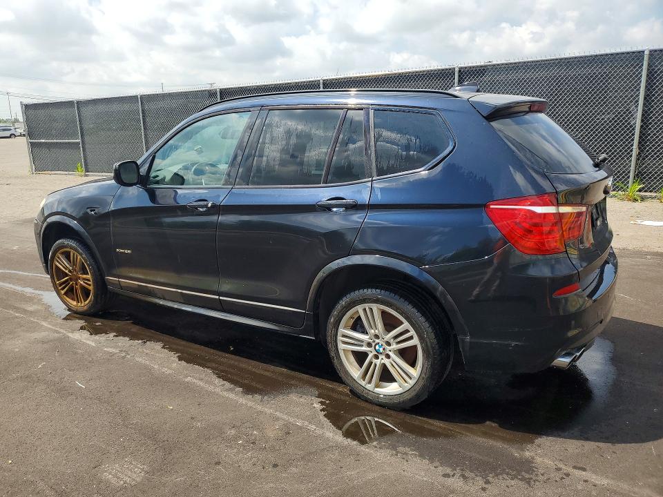 2012 BMW X3 VIN 5UXWX5C50CL718191 COPART salvage auction — MINOR DENT/SCRATCHES, Mt - Certificate Of Title, sold $475 on 2026-07-21 (photo 2)