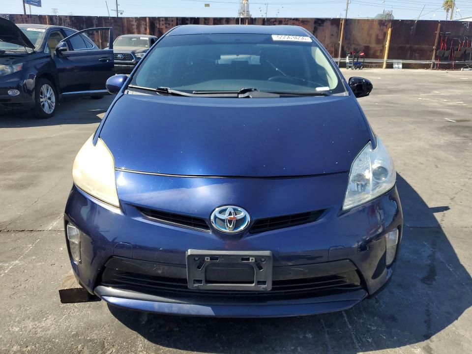2012 Toyota Prius VIN JTDKN3DU1C1522711 COPART salvage auction — REAR END, Ca - Salvage Certificate, sold $1,000 on 2026-07-15 (photo 5)