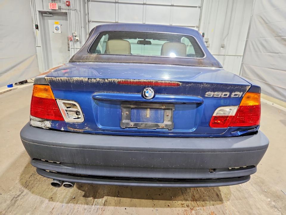 2001 BMW 3 series VIN WBABS53481EV87922 COPART salvage auction — FRONT END, NH - CERTIFICATE OF TITLE, sold $300 on 2026-07-16 (photo 6)