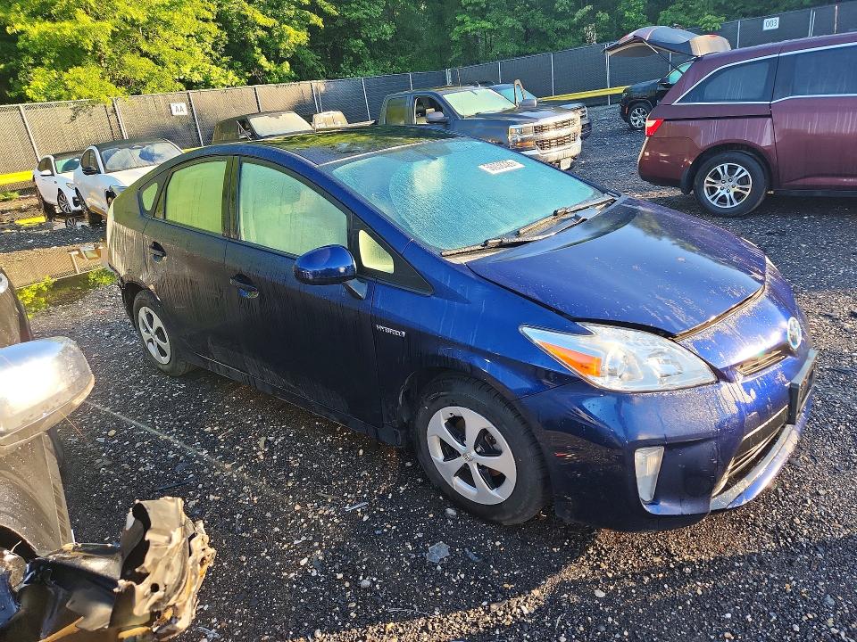 2013 Toyota Prius VIN JTDKN3DU0D1730175 COPART salvage auction — REAR END, Md - Cert Of Salvage > 75% Damage, sold $450 on 2026-07-21 (photo 4)