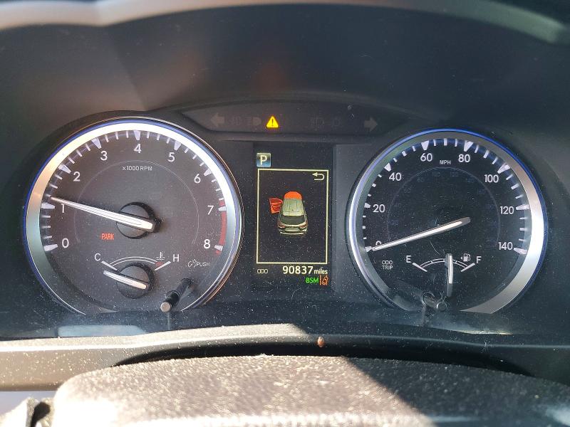2017 Toyota Highlander VIN 5TDJZRFH7HS482504 COPART salvage auction — FRONT END, Salvage Title, sold $9,600 on 2026-07-09 (photo 9)