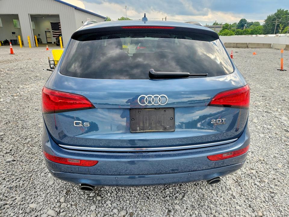 2017 Audi Q5 VIN WA1L2AFP2HA019652 COPART salvage auction — FRONT END, Oh - Cert Of Title-Salvage, sold $90 on 2026-07-24 (photo 6)
