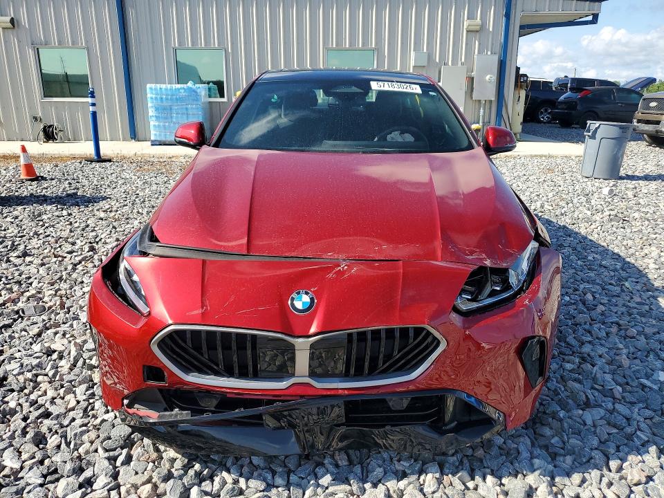2025 BMW 2er VIN WBA23GG09S7T56081 COPART salvage auction — FRONT END, Fl - Cert Of Title Slvg Rebuildable, sold $6,700 on 2026-07-21 (photo 5)