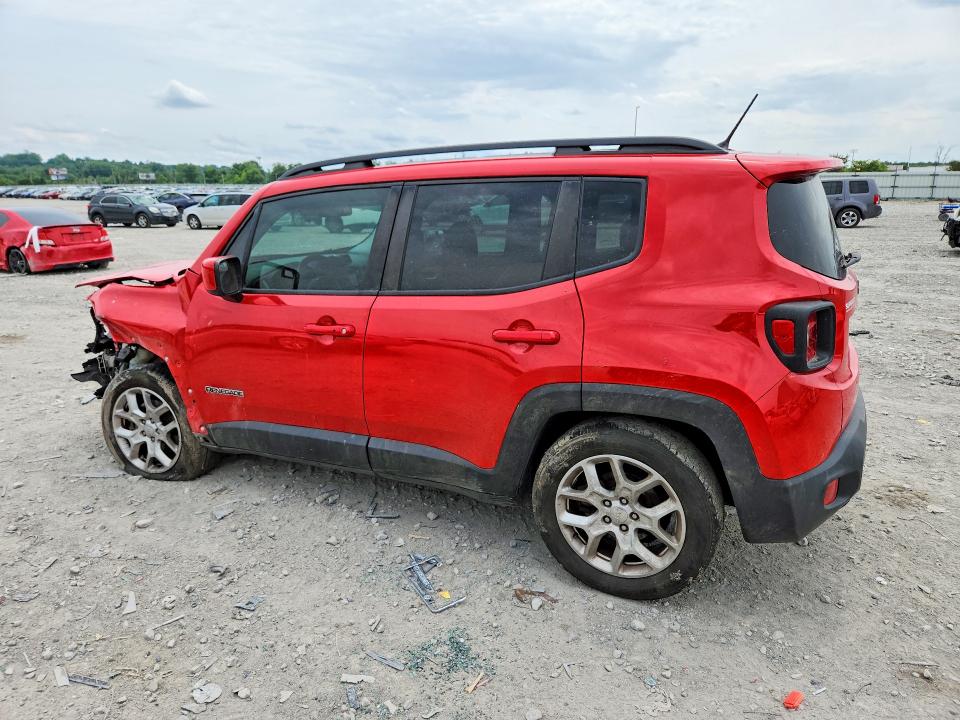 2017 Jeep Renegade VIN ZACCJABB9HPF02722 COPART salvage auction — FRONT END, Il - Salvage Certificate, sold $800 on 2026-08-03 (photo 2)