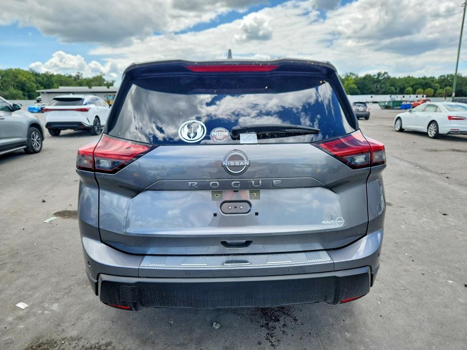 2025 Nissan Rogue VIN JN8BT3BA6SW345352 COPART salvage auction — FRONT END, Fl - Cert Of Title Slvg Rebuildable, sold $2,600 on 2026-07-27 (photo 6)
