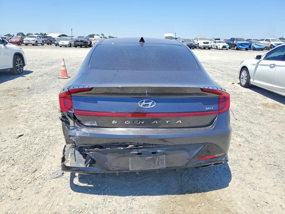 2021 Hyundai Sonata VIN 5NPEJ4J2XMH123162 COPART salvage auction — REAR END, CA - SALVAGE CERTIFICATE, sold $5,400 on 2026-07-21 (photo 6)
