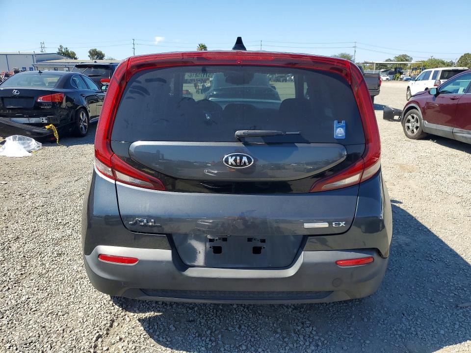 2021 Kia VIN KNDJ33AU7M7763208 COPART salvage auction — FRONT END, Ca - Salvage Certificate, sold $3,550 on 2026-07-28 (photo 6)