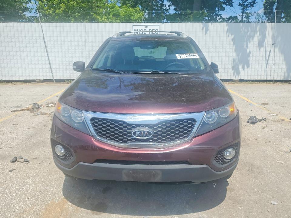 2013 Kia Sorento VIN 5XYKT4A25DG325329 COPART salvage auction — FRONT END, Mo - Certificate Of Title, sold $875 on 2026-07-10 (photo 5)