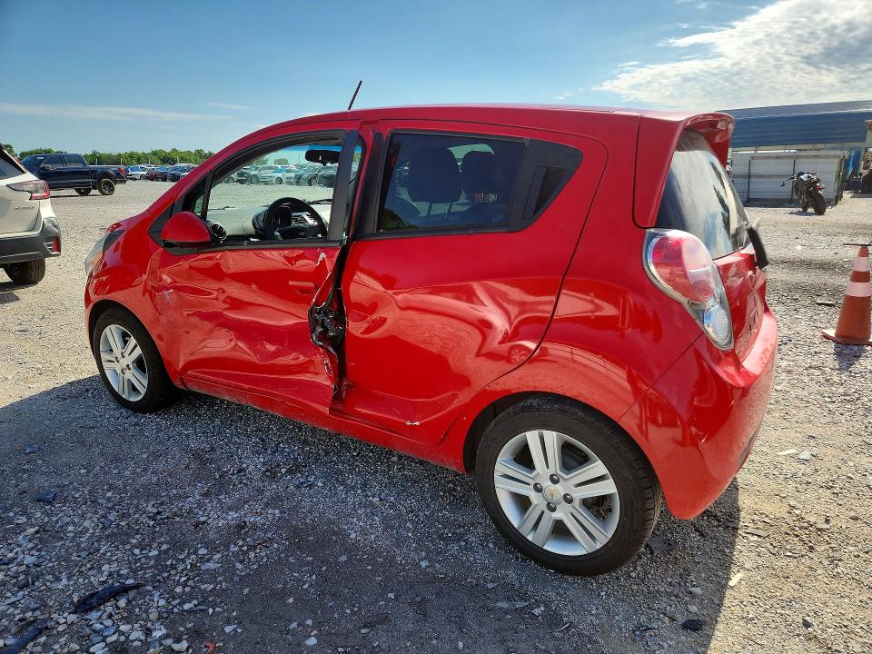2015 Chevrolet Spark VIN KL8CD6S90FC809255 COPART salvage auction — SIDE, AR - CERT OF TITLE-SALVAGE, sold $725 on 2026-07-15 (photo 2)