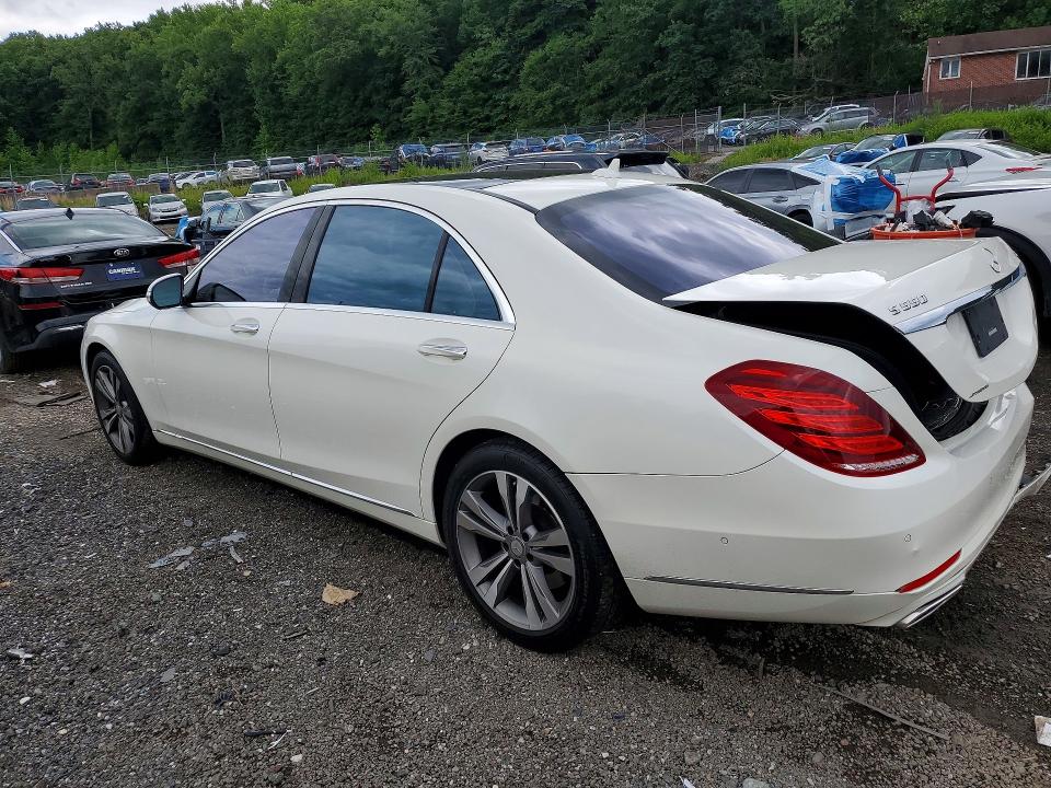 2016 Mercedes-benz S-klasse VIN WDDUG8FB1GA244917 COPART salvage auction — REAR END, Md - Cert Of Salvage > 75% Damage, sold $1,700 on 2026-08-18 (photo 2)