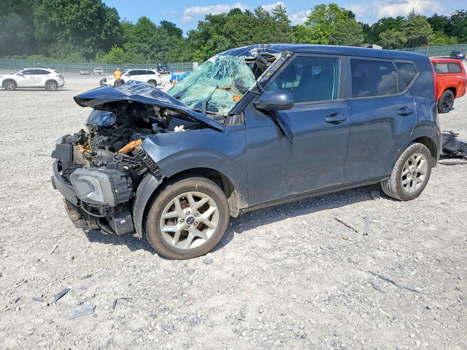 2020 Kia Soul VIN KNDJ23AU9L7003945 COPART salvage auction — FRONT END, Tn - Salvage Certificate, sold $600 on 2026-07-16 (photo 1)